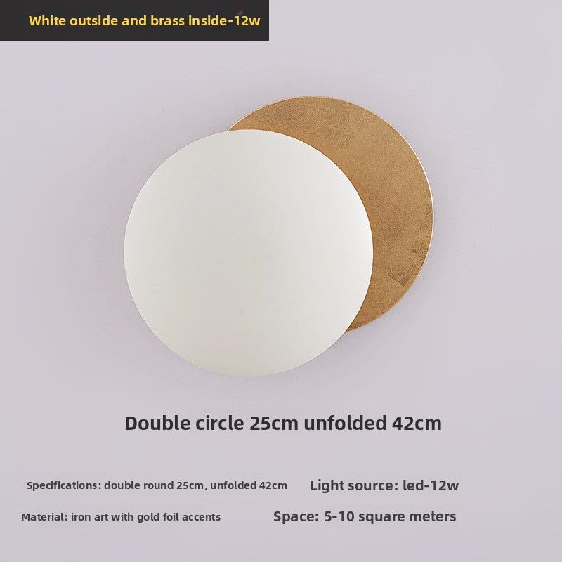 Sculptural Lunar Eclipse Wall Light
