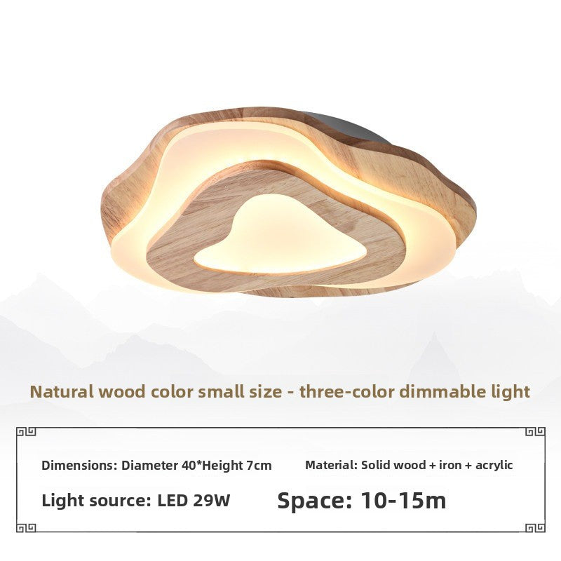 Dimmable Wooden LED Ceiling Light