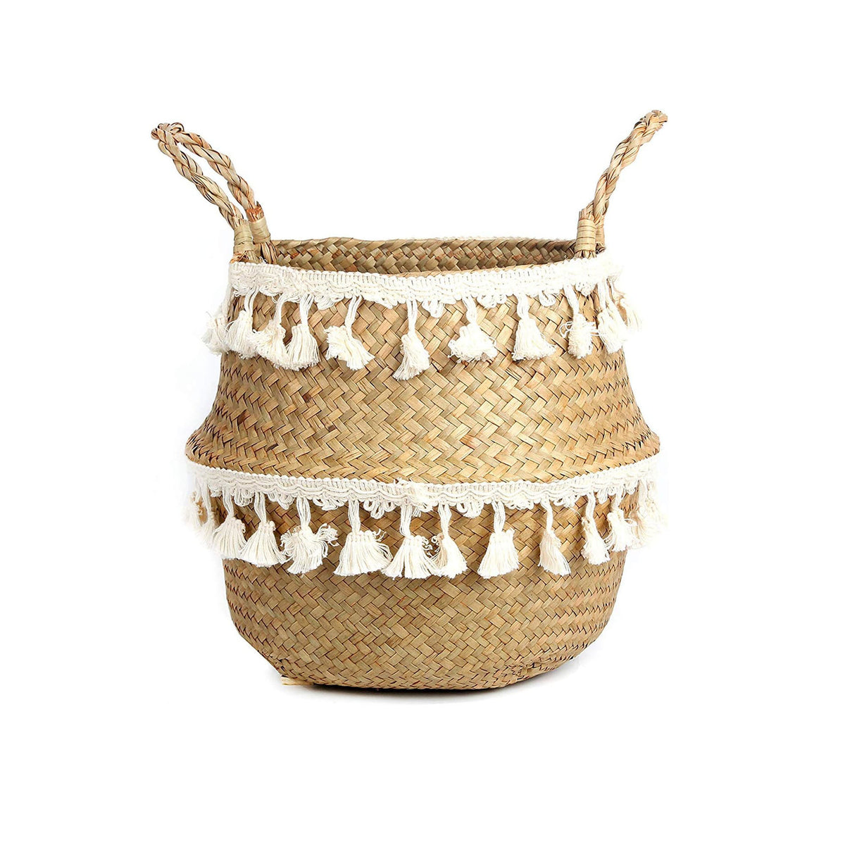 Foldable Woven Flower Pot Basket
