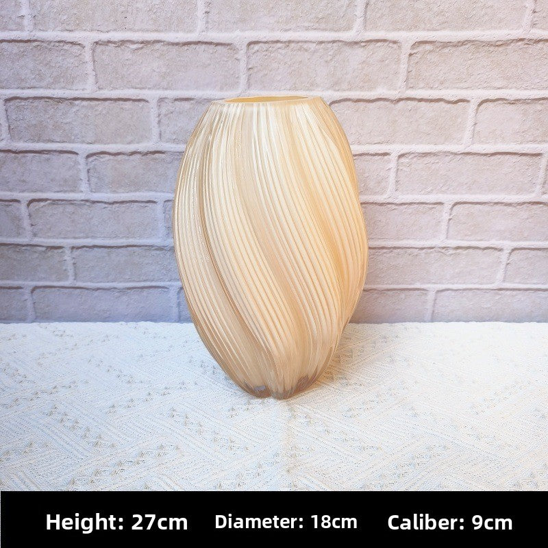 Handcrafted Luminous Glass Vase