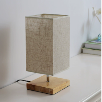 Pleated Linen Shade Table Lamp