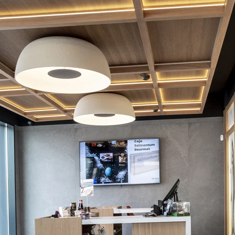 Dimmable Macaron Drum Ceiling Light