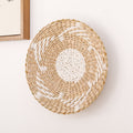 Artisan Handwoven Straw Wall Decor