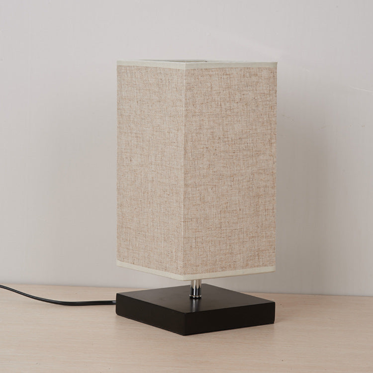 Pleated Linen Shade Table Lamp