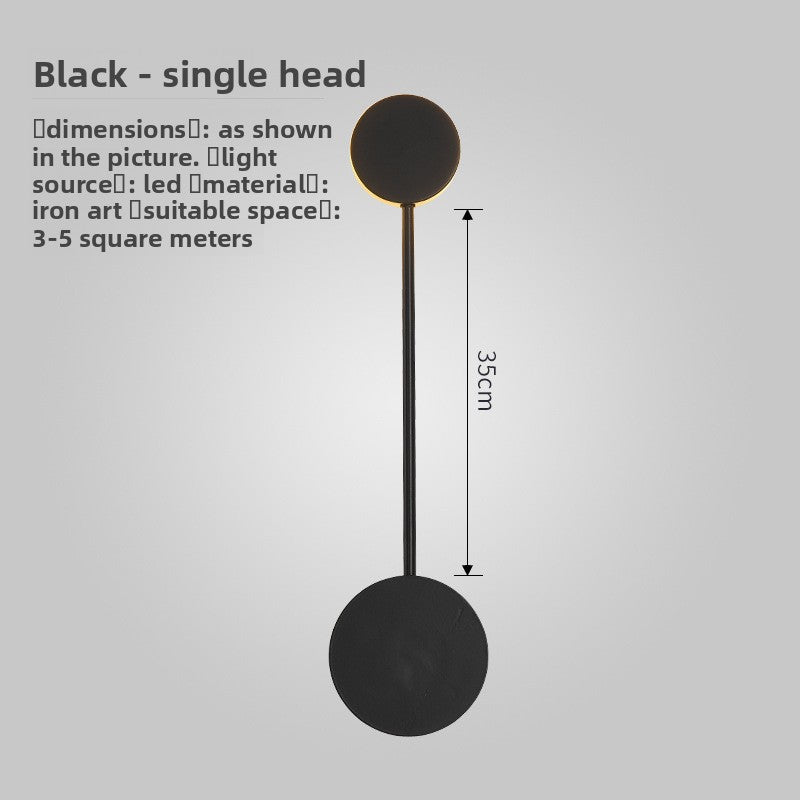 Tall Multi-Head Wall Light