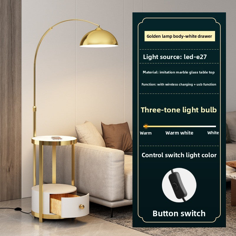 Dimmable Wireless Charging Floor Lamp