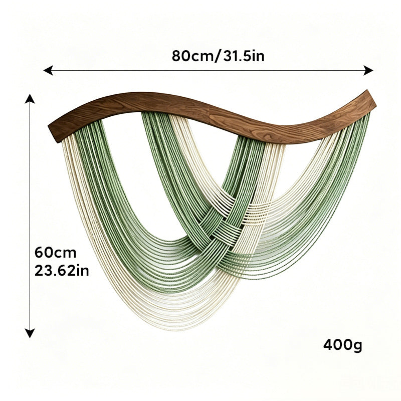 Textured Cotton Rope Wall Tapestry