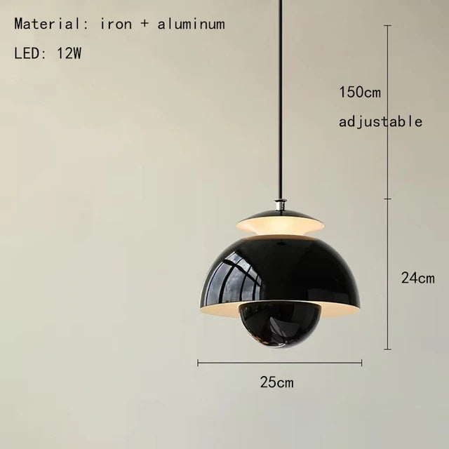 Bauhaus Adjustable Height Pendant Light