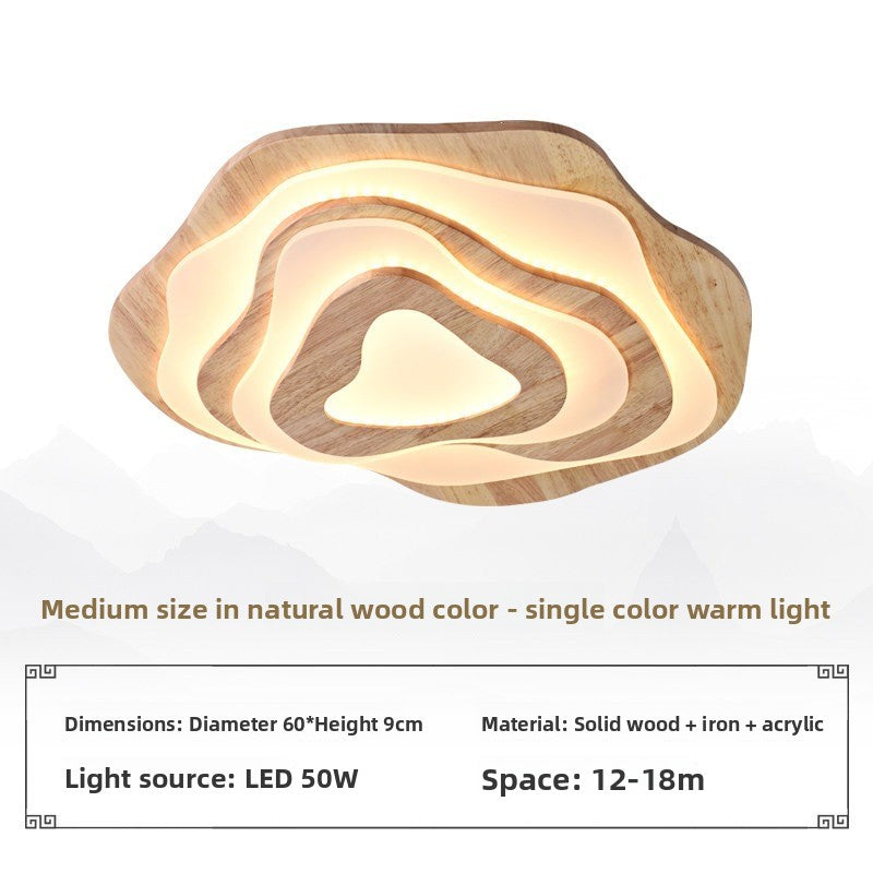 Dimmable Wooden LED Ceiling Light