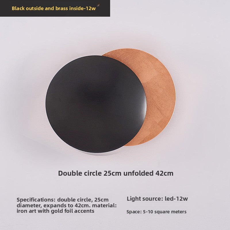 Sculptural Lunar Eclipse Wall Light