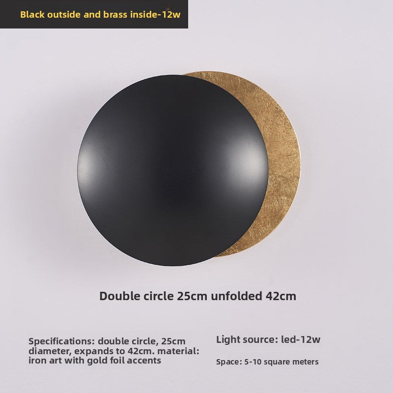 Sculptural Lunar Eclipse Wall Light