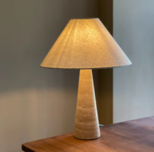 Textured Cave Stone Table Lamp