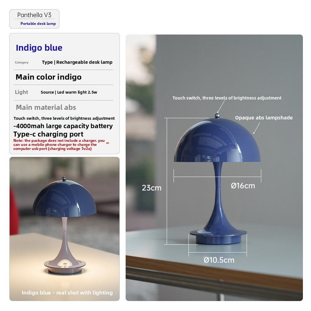 Sculptural Mushroom Table Lamp