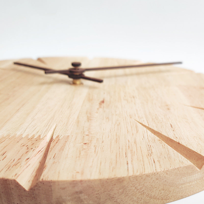 Nordic Silent Wood Wall Clock