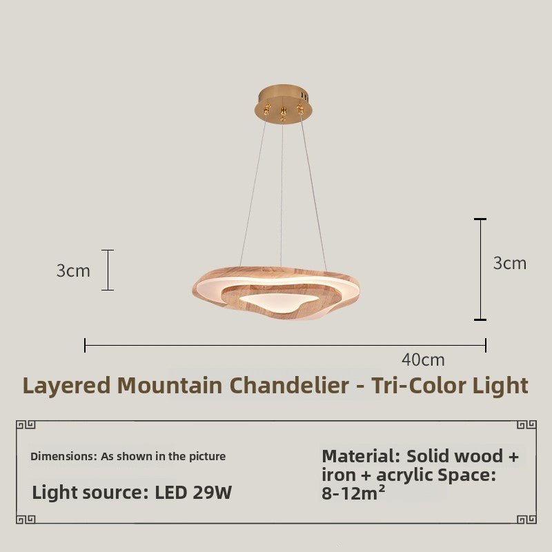 Dimmable Wooden LED Ceiling Light