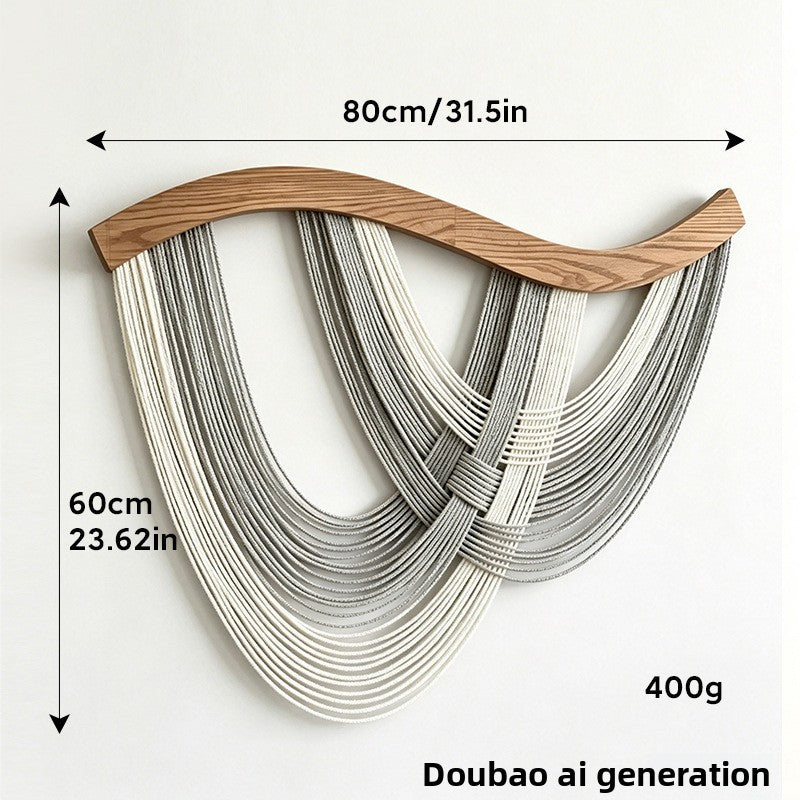 Textured Cotton Rope Wall Tapestry