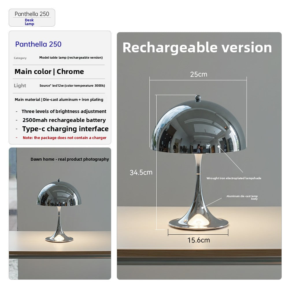 Sculptural Mushroom Table Lamp
