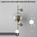 Refined Glass Shade Wall Light