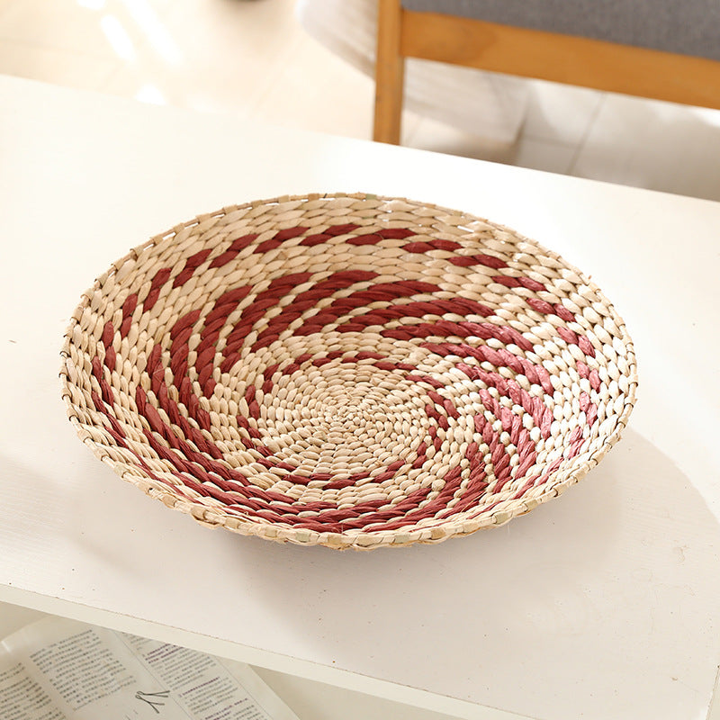 Artisan Handwoven Straw Wall Decor