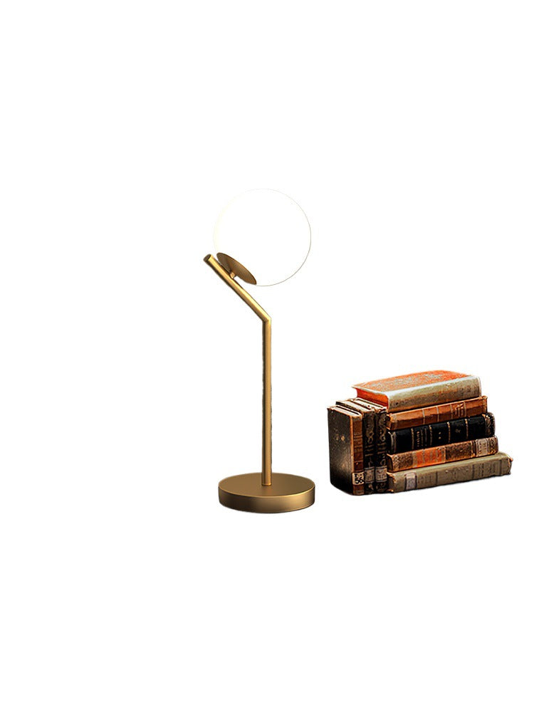 Lámpara de Mesa de Cobre Sólido
