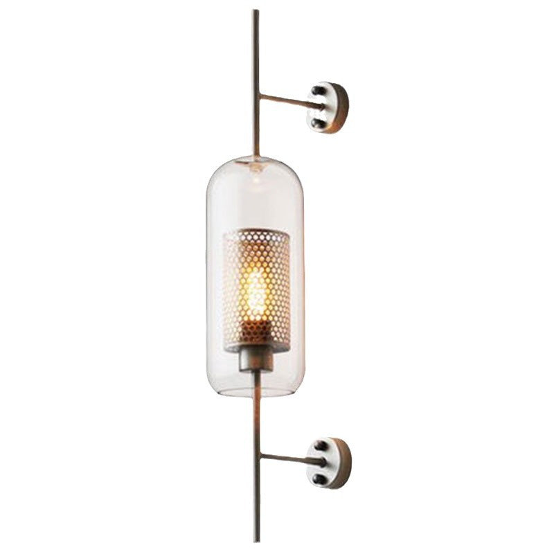 Refined Glass Shade Wall Light