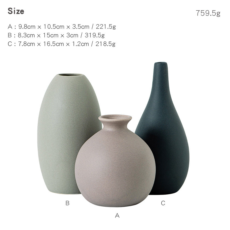Handmade Morandi Ceramic Vase