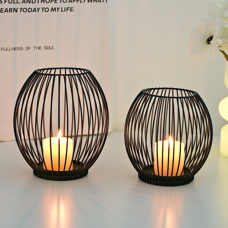 Sturdy Iron Candle Holder