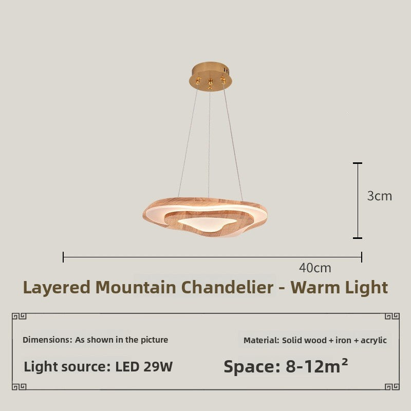 Dimmable Wooden LED Ceiling Light