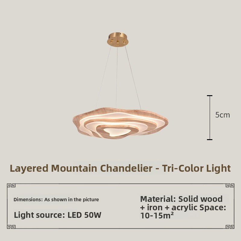 Dimmable Wooden LED Ceiling Light