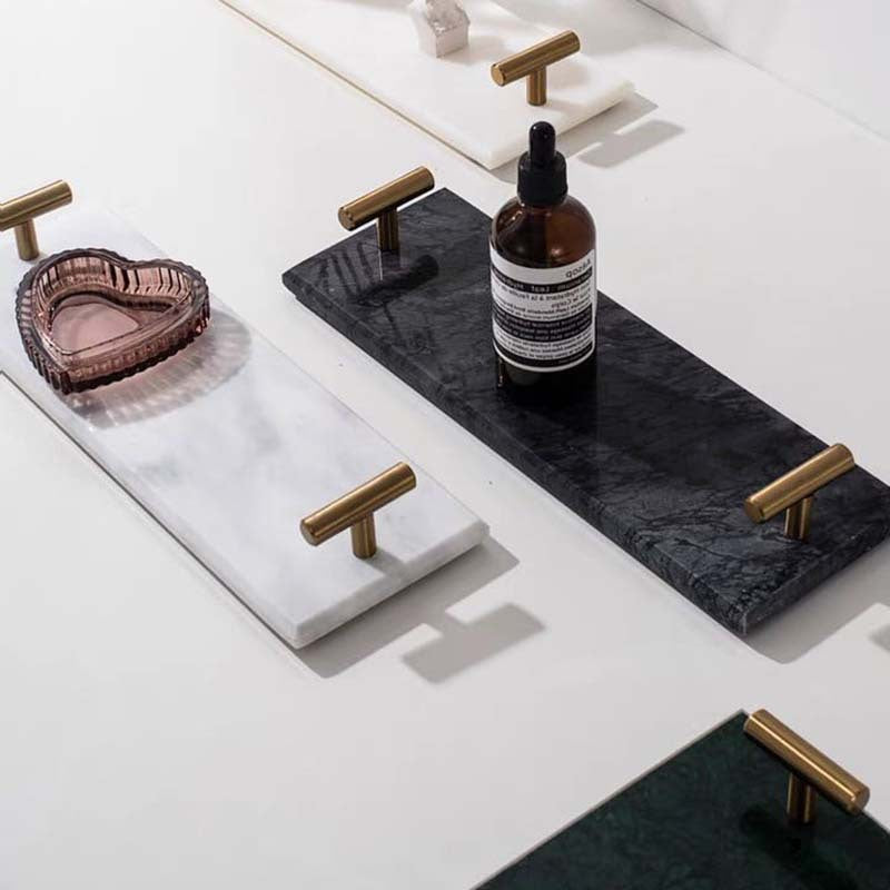 Natural Marble Serving Tray