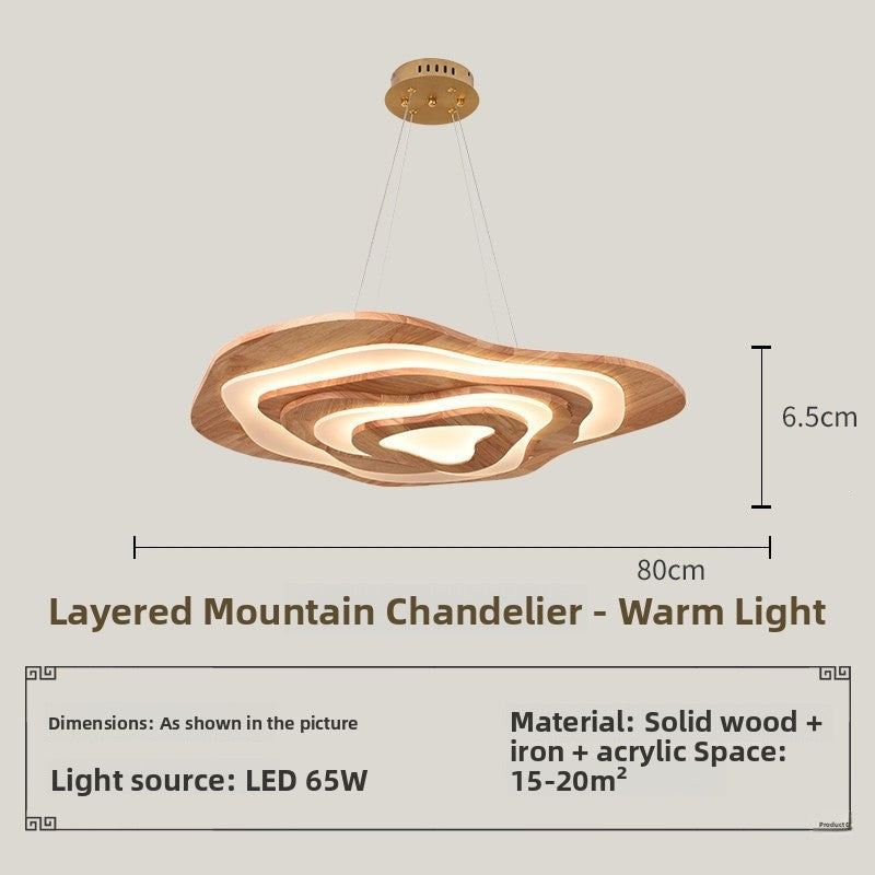 Dimmable Wooden LED Ceiling Light