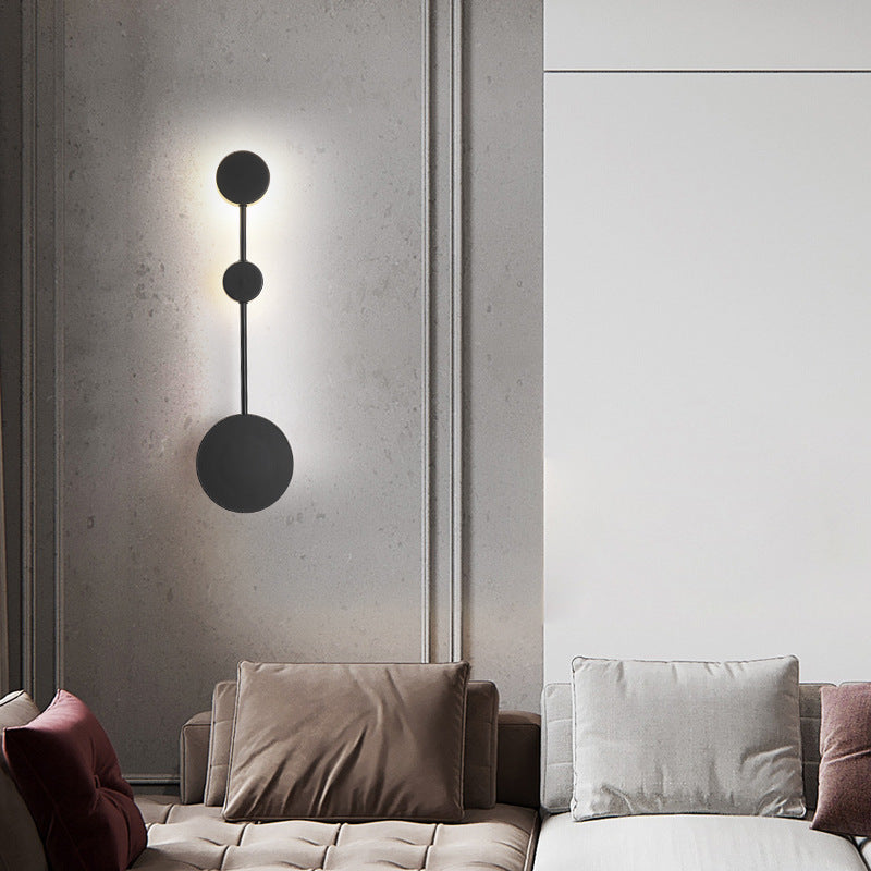 Tall Multi-Head Wall Light