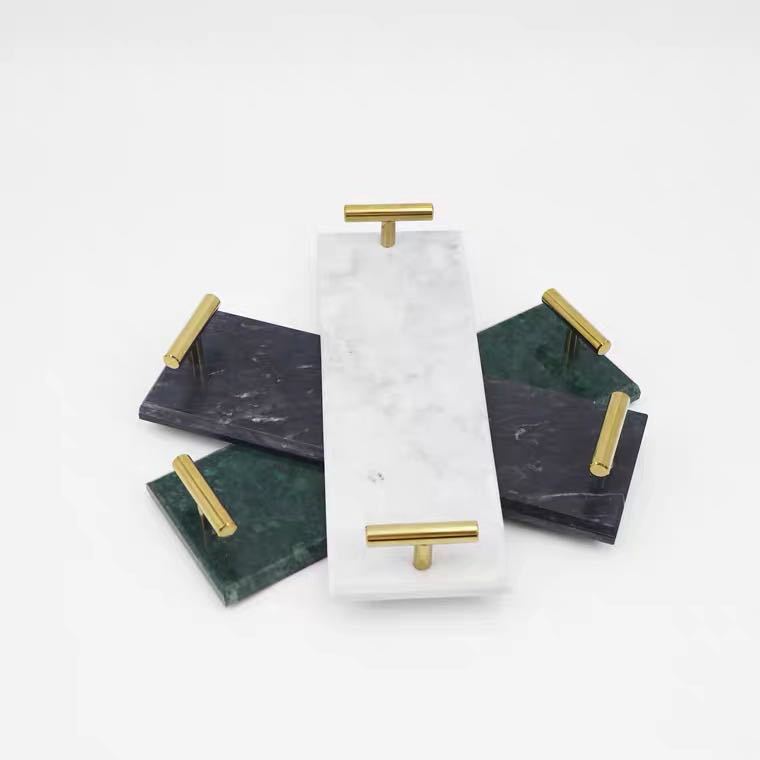 Natural Marble Serving Tray