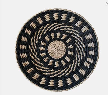 Artisan Handwoven Straw Wall Decor