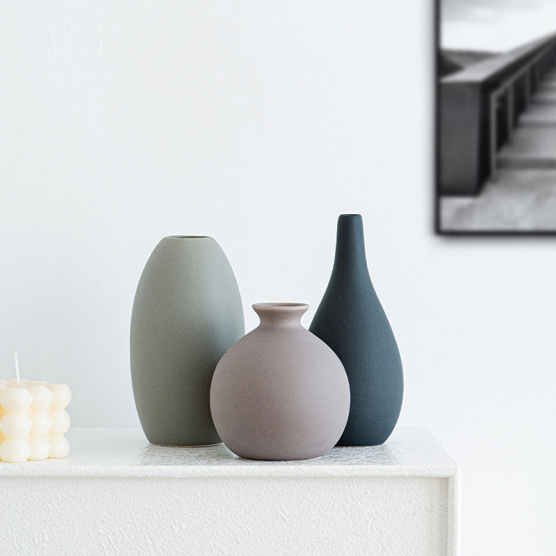 Handmade Morandi Ceramic Vase