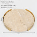 Round Marble Storage Tray