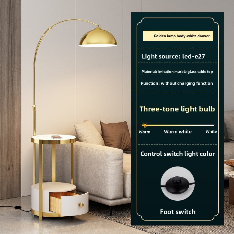 Dimmable Wireless Charging Floor Lamp