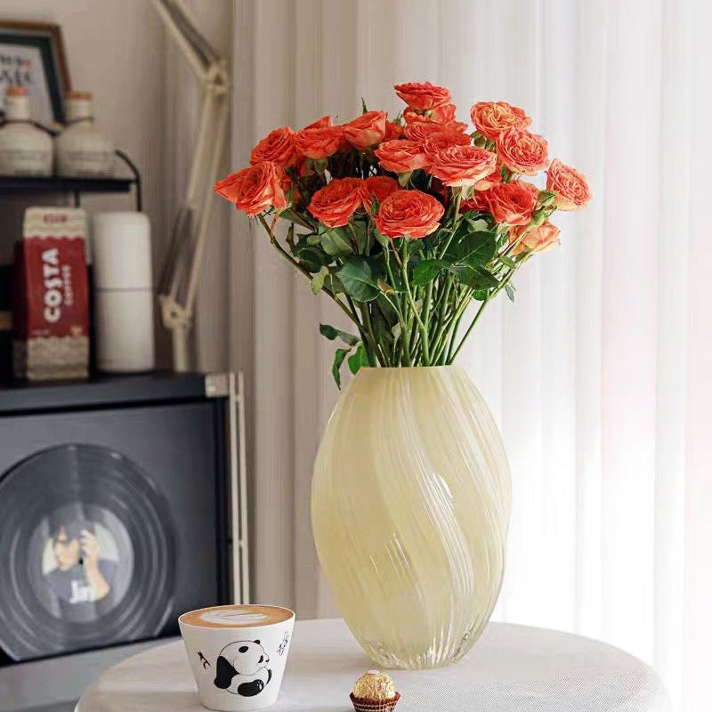 Handcrafted Luminous Glass Vase