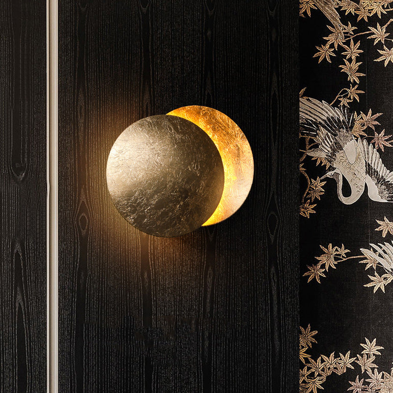 Sculptural Lunar Eclipse Wall Light