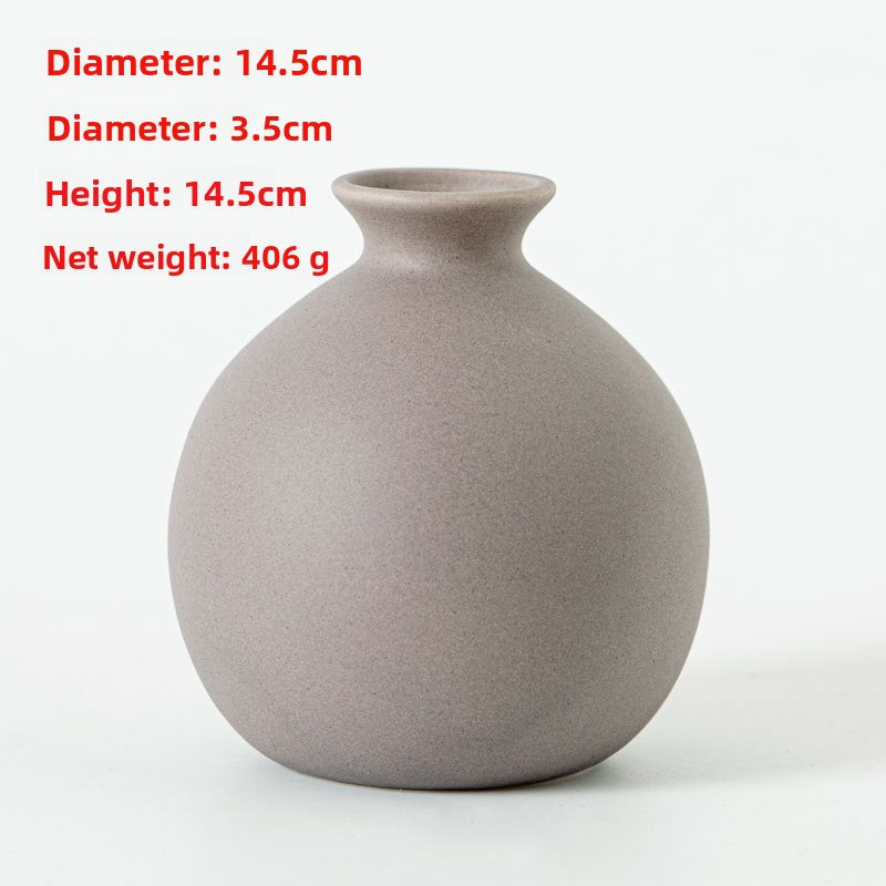 Handmade Morandi Ceramic Vase