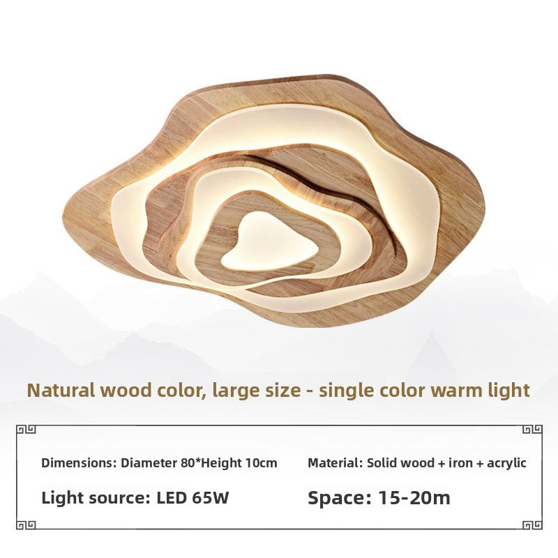 Dimmable Wooden LED Ceiling Light