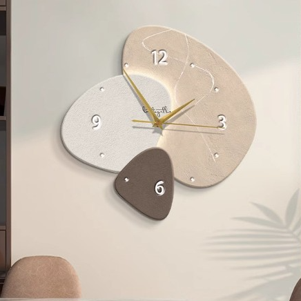 Elegant Oval Quartz Wall Clock