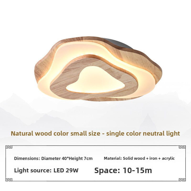 Dimmable Wooden LED Ceiling Light