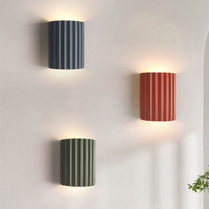 Sculpted Resin LED Wall Light