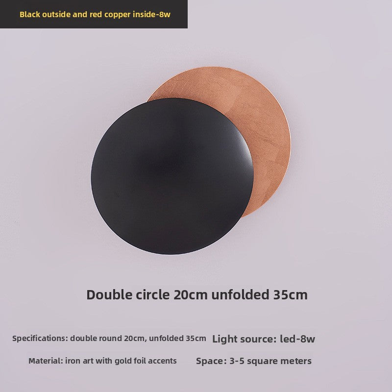 Sculptural Lunar Eclipse Wall Light