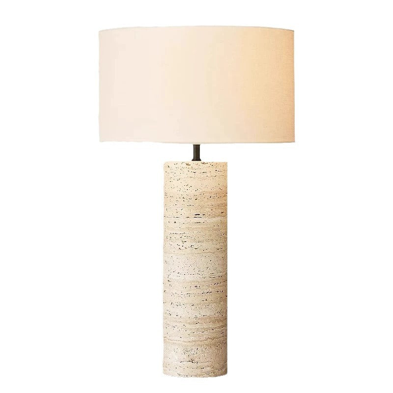Textured Cave Stone Table Lamp