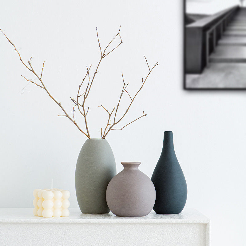 Handmade Morandi Ceramic Vase