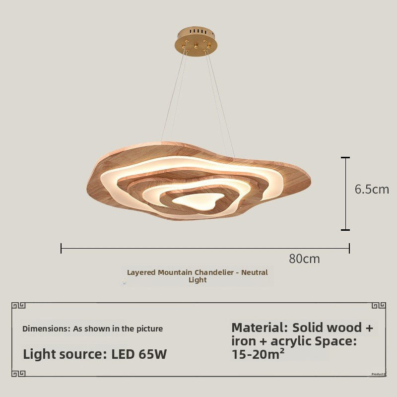 Dimmable Wooden LED Ceiling Light