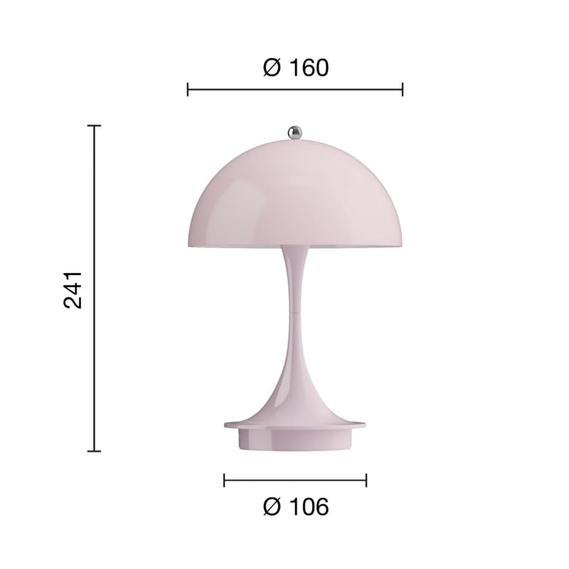 Sculptural Mushroom Table Lamp