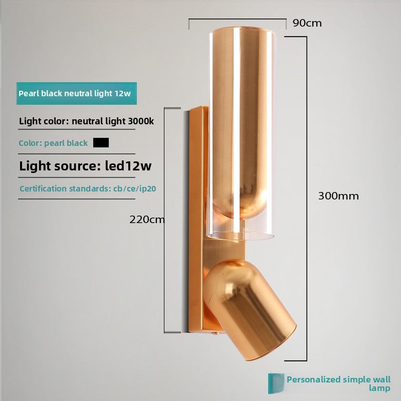 Slim Rotating LED Wall Light